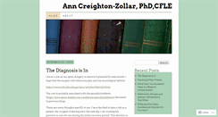Desktop Screenshot of anncreightonzollar.com